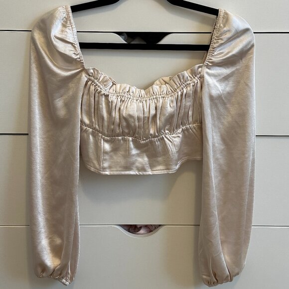 Princess Polly "Alexa Top" (Champagne) - Picture 2 of 4